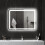 Homcom Espejo de Baño Gris 60 x 4 x 80 cm 2