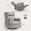 Homcom Sillón Reclinable Eléctrico Gris 86 x 89 x 99 cm 5