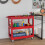 Durhand Carro de Herramienta Rojo 83 x 35.3 x 76 cm 5