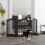PawHut Barrera de Seguridad Marrón 154.5 x 29.5 x 61 cm 5