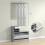 Homcom Mueble de Entrada Gris 90 x 10 x 91 cm 6