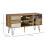 Homcom Mueble de TV Marrón 120 x 39 x 64 cm 3