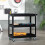 Durhand Carro de Herramienta Negro 83 x 35.3 x 76 cm 2