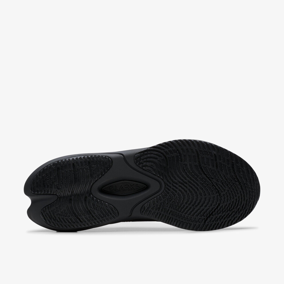 Clarks Men's Black Pace Trainers Size 12 - Image 5