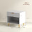 Homcom Mesita de Noche Blanco 50 x 40 x 47 cm 6