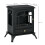Homcom Chimenea de Etanol Negro 45 x 28 x 54 cm 4