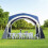 Outsunny Toldo de Refugio Azul 350 x 350 x 222 cm 5