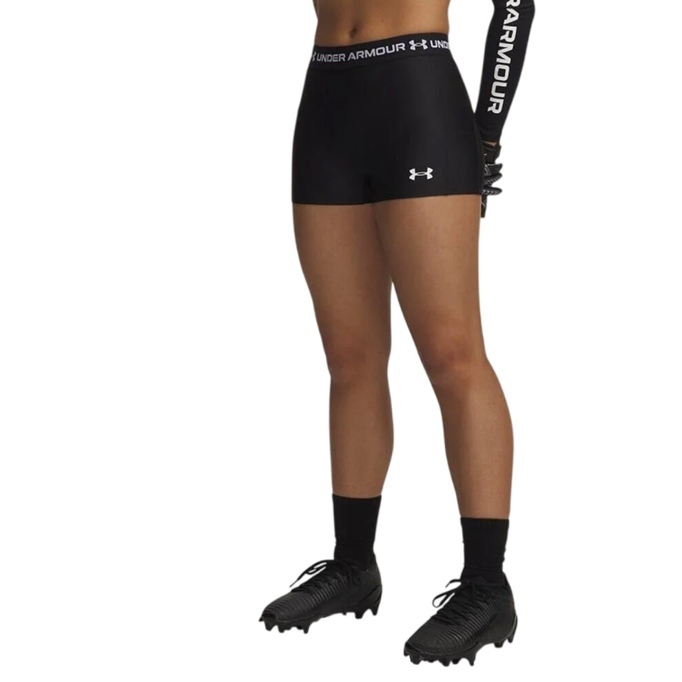 Under Armour (14 Uk, Black) Womens/Ladies Heatgear Shorts