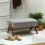 Homcom Reposapié Gris 69 x 47 x 36 cm 4