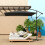 Outsunny Parasol Excéntrico Gris 247 x 247 x 256 cm 3