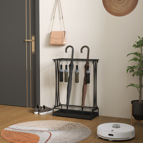 Homcom Paragüero Negro 50 x 24 x 68 cm 1