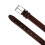 Toneka Men's Leather Embossed Lizard Print Belt 7