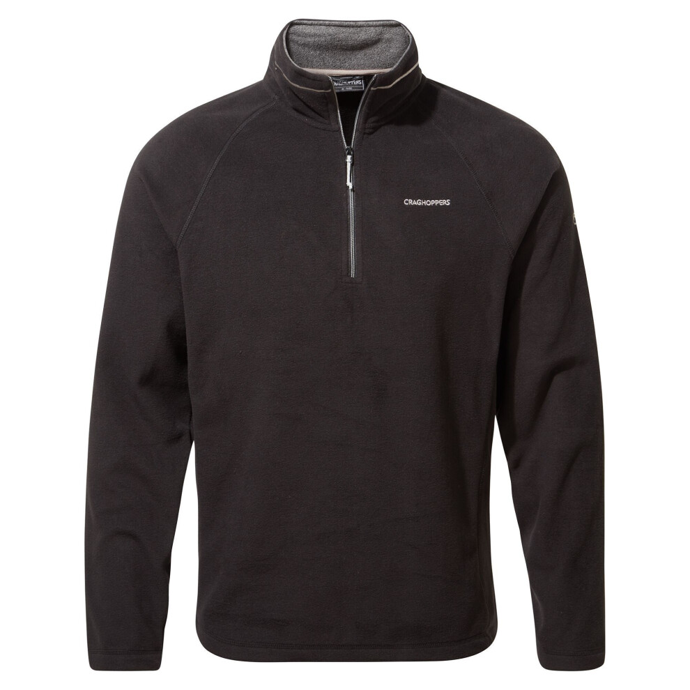 Craghoppers (L, Black) Mens Corey Vi Half Zip Fleece Top