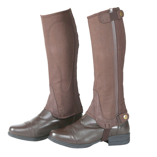 (M, Brown) Moretta Unisex Adult Amara Half Chaps 1
