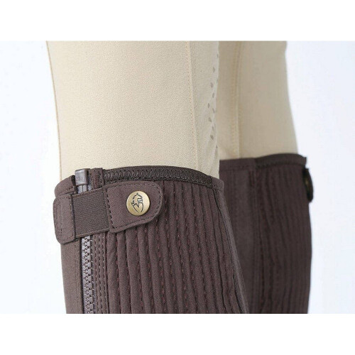 (M, Brown) Moretta Unisex Adult Amara Half Chaps 2