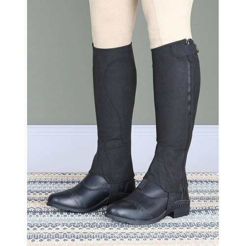 (S, Black) Moretta Unisex Adult Amara Half Chaps 2