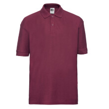 (7-8 Years, Burgundy) Russell Childrens/Kids Polo Shirt