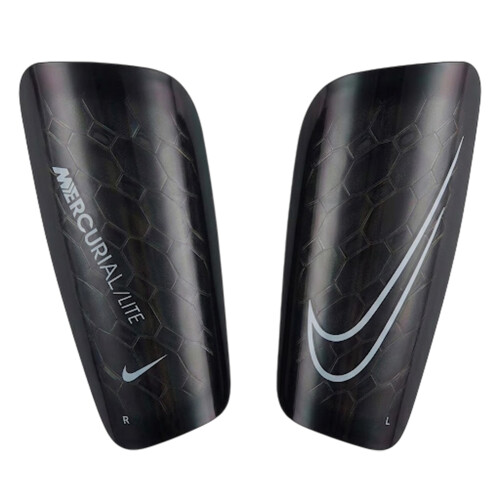 Nike (S, Black/White) Nike Mercurial Lite Shin Guards Set 1