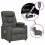 VidaXL vidaXL Massagesessel Elektrisch Dunkelgrau Stoff 1