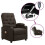 VidaXL vidaXL Massagesessel Elektrisch Dunkelbraun Stoff 1