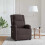 VidaXL vidaXL Ohrensessel mit Massagefunktion Dunkelbraun Stoff 1