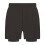 (L, Black/Black) Tombo Mens Double Layered Shorts 1