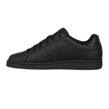 (3 UK, Black/Charcoal) Slazenger Childrens/Kids Ash Leather Flat Trainers
