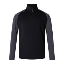 (XS, Black/Magnet Marl) Canterbury Mens Elite Base Layer Top