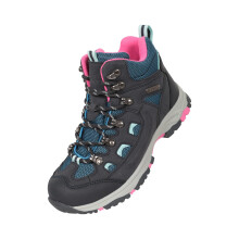 (11 UK Child, Navy) Mountain Warehouse Childrens/Kids Adventurer Waterproof Walking Boots