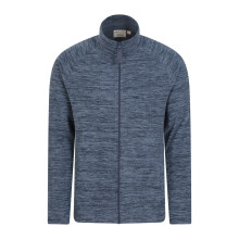 (S, Blue) Mountain Warehouse Mens Snowdon II Full Zip Fleece Jacket
