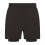 (L, Black/Black) Tombo Mens Double Layered Shorts 2