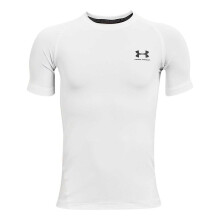 (11-12 Years, White) Under Armour Boys HeatGear Short-Sleeved T-Shirt
