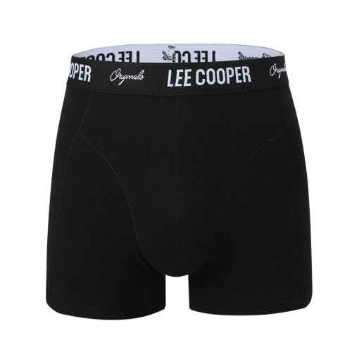 Lee Cooper (L, Core Black) Lee Cooper Mens Cooper Essential Boxer Shorts (Pack Of 5) 2