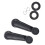 20 Pcs Gray Plastic Universal Car Window Winder Cranks Handle Lever 4