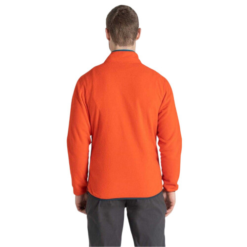Craghoppers (S, Macaw Red) Craghoppers Mens Mock Neck Regular Sweatshirt 2