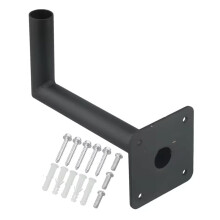 Steel Bracket for Roof Mounting Weather Vanes Supports Poles to 1.91cm Diameter Heavy Duty Bracket