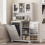 Homcom HOMCOM 175cm Tall Kitchen Cabinet with Rubbish Bin, White 2