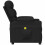VidaXL vidaXL Massagesessel Schwarz Stoff 4