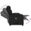 VidaXL vidaXL Massagesessel Schwarz Stoff 6
