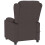 VidaXL vidaXL Massagesessel Dunkelbraun Stoff 5