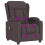 VidaXL vidaXL Massagesessel Dunkelbraun Stoff 7