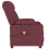 VidaXL vidaXL Massagesessel Weinrot Stoff 4