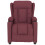 VidaXL vidaXL Massagesessel Weinrot Stoff 3