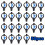 50PCS G1/2 Butterfly Sprinkler External Wire Impeller Nozzle 3