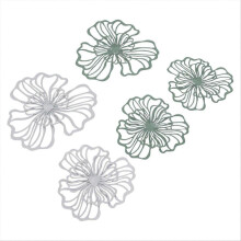 5PCS Metal Wall Art, Bathroom Decor Wall Art Gold Bathroom Decor