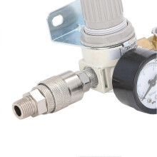 3/8in NPT Air Compressor Regulator with 0 to 1 MPa Gauge compatible with Air Compressors and Pneumatic Tools f26 SZRH A-C