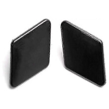 Front Left Right Headlight Washer Nozzle Cap Cover compatible with - E90 E91 320i 325i 330i 328i 09-12 61677211 f26Black SZRH A-C