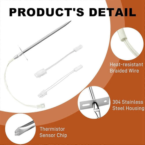 Oven Temperature Sensor Replacement compatible with Whirl-Pool Ken-More Ovens 2