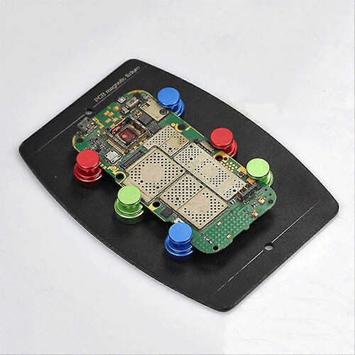 PCB Board Holder Fixture Soldering Platcompatible withm with 6pcs Fixed Clamp 1