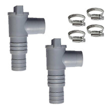 PVC Pool Hose Adapter 32mm Pool On/Off Plunger Valve Leak Proof Sealed Replacement compatible with Outdoor Equi Edition 529